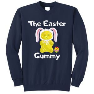 The Easter Gummy Bear Funny Easter Cute Yellow Tall Sweatshirt