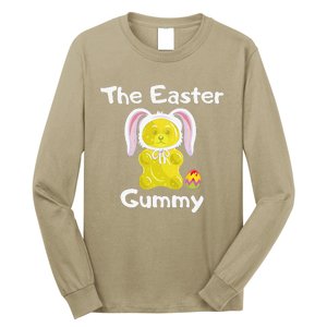 The Easter Gummy Bear Funny Easter Cute Yellow Long Sleeve Shirt