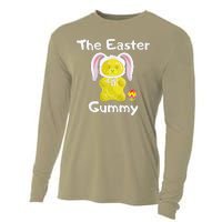 The Easter Gummy Bear Funny Easter Cute Yellow Cooling Performance Long Sleeve Crew