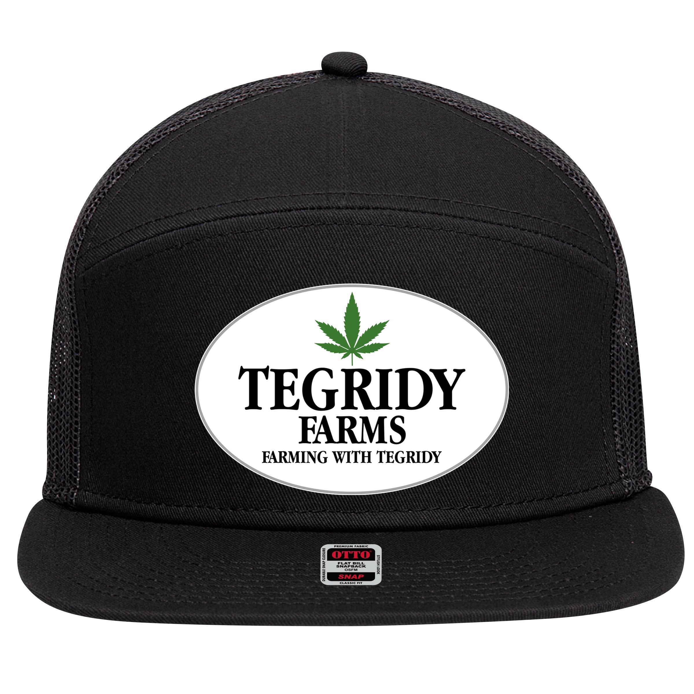 Tegridy Farms 7 Panel Mesh Trucker Snapback Hat