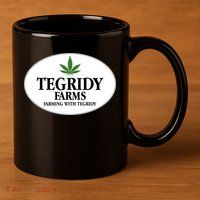 Tegridy Farms 11oz C Handle Ceramic Mug