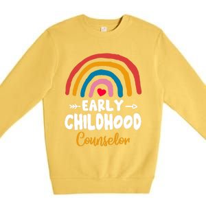 Teacher Early Hood Counselor Preschool Head Start Crew Cool Gift Premium Crewneck Sweatshirt