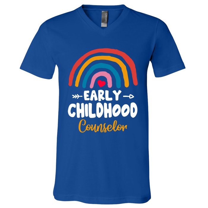 Teacher Early Hood Counselor Preschool Head Start Crew Cool Gift V-Neck T-Shirt