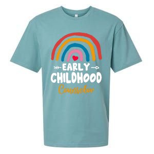 Teacher Early Hood Counselor Preschool Head Start Crew Cool Gift Sueded Cloud Jersey T-Shirt