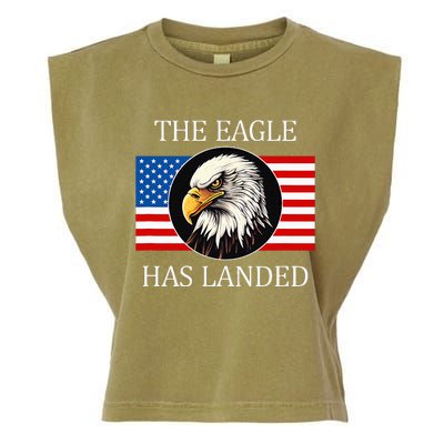 The Eagle Has Landed Garment-Dyed Women's Muscle Tee