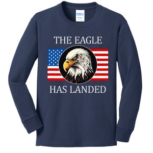 The Eagle Has Landed Kids Long Sleeve Shirt