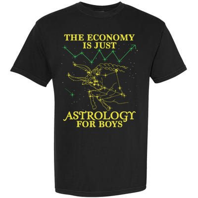 The Economy Is Just Astrology For Boy Garment-Dyed Heavyweight T-Shirt