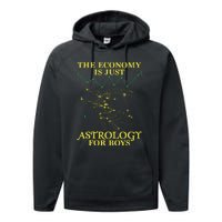 The Economy Is Just Astrology For Boy Performance Fleece Hoodie