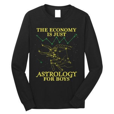 The Economy Is Just Astrology For Boy Long Sleeve Shirt