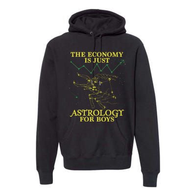 The Economy Is Just Astrology For Boy Premium Hoodie