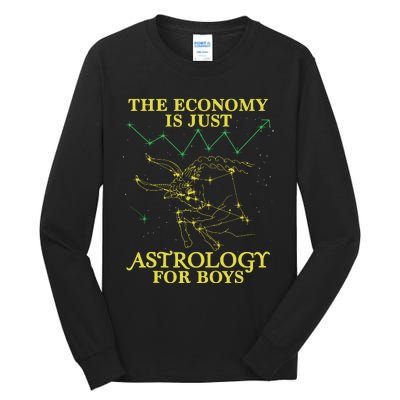 The Economy Is Just Astrology For Boy Tall Long Sleeve T-Shirt