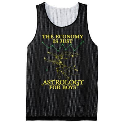 The Economy Is Just Astrology For Boy Mesh Reversible Basketball Jersey Tank