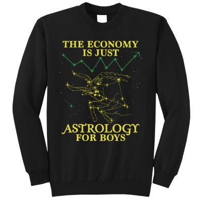 The Economy Is Just Astrology For Boy Tall Sweatshirt