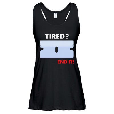 Tired End It New Ladies Essential Flowy Tank