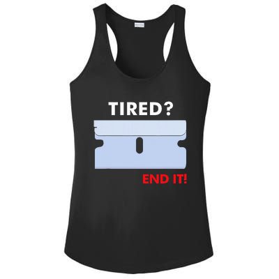 Tired End It New Ladies PosiCharge Competitor Racerback Tank