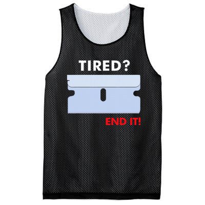 Tired End It New Mesh Reversible Basketball Jersey Tank