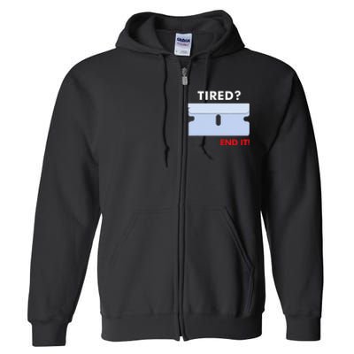 Tired End It New Full Zip Hoodie