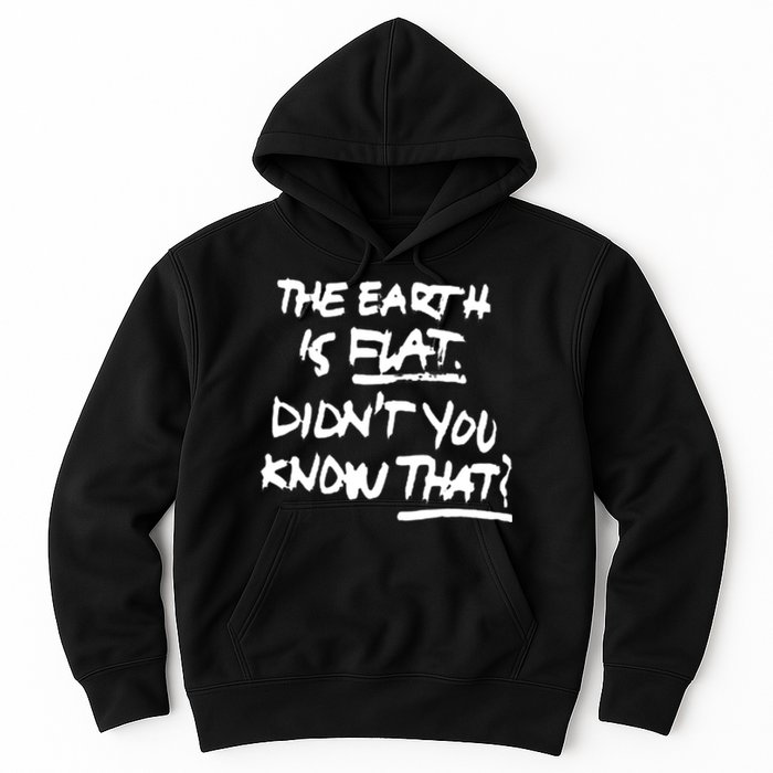 The Earth Is Flat DidnT You Know That Hoodie