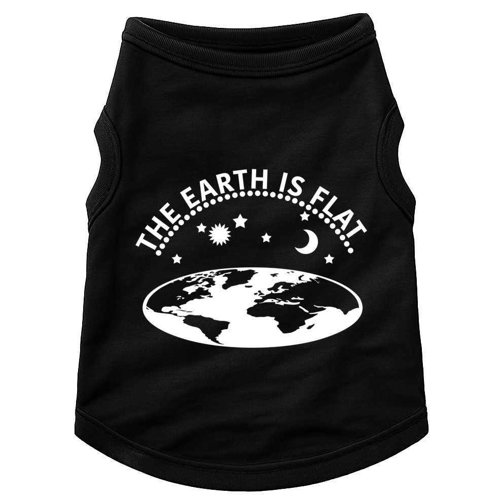 The Earth Is Flat Gift Doggie Tank