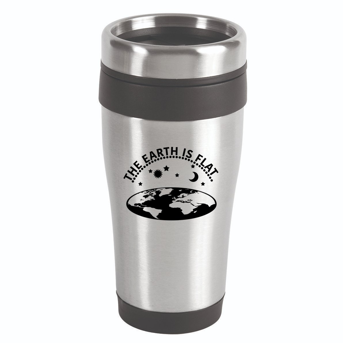 The Earth Is Flat Gift 16oz Travel Tumbler