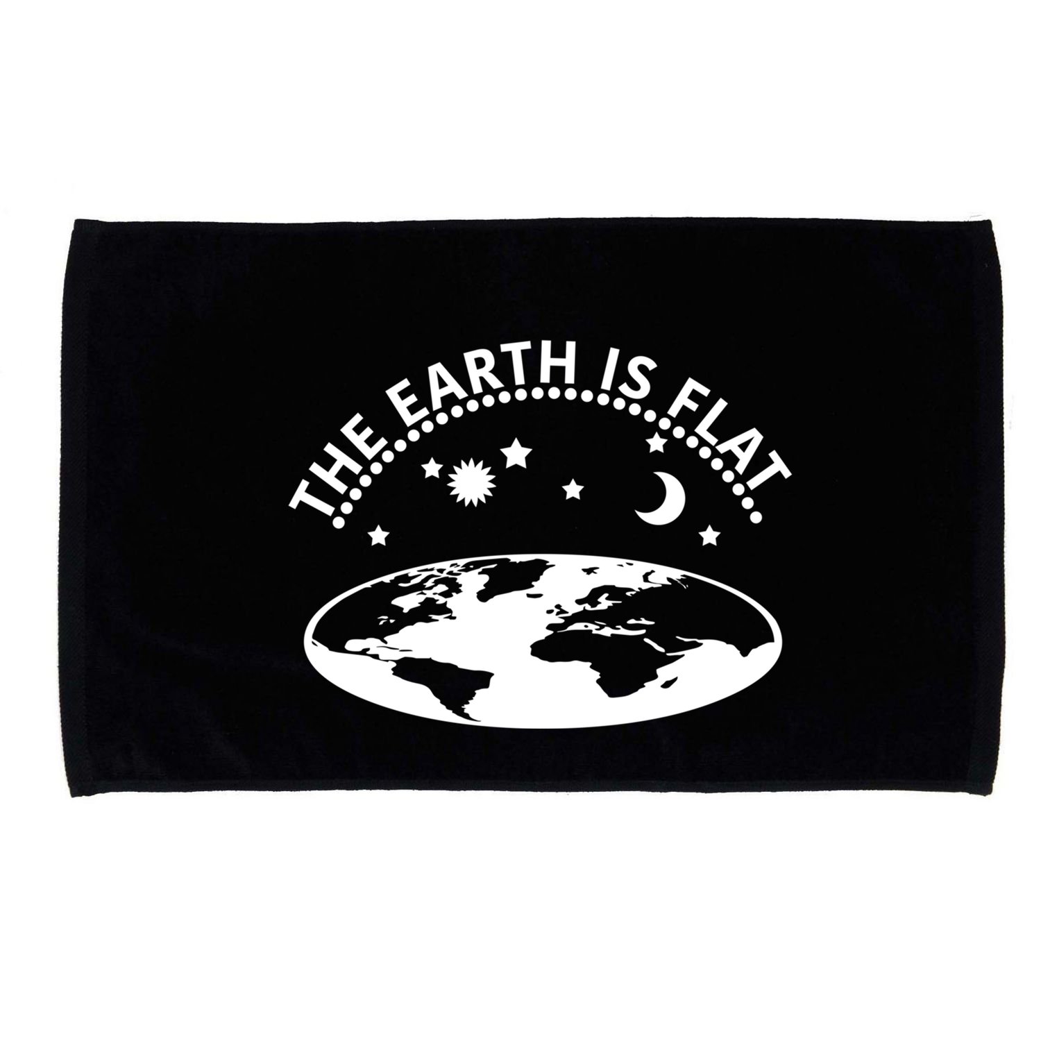 The Earth Is Flat Gift Microfiber Hand Towel