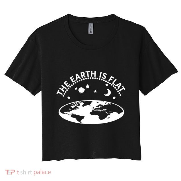 The Earth Is Flat Gift Crop Top