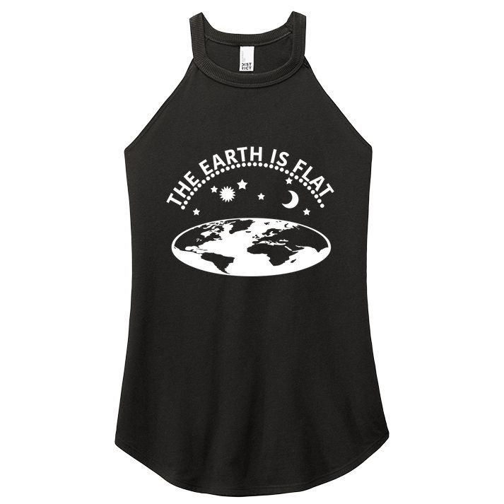 The Earth Is Flat Gift Women's Perfect Tri Rocker Tank