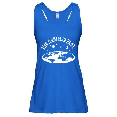 The Earth Is Flat Gift Ladies Essential Flowy Tank