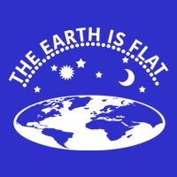 The Earth Is Flat Gift Women's V-Neck T-Shirt