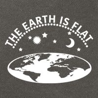 The Earth Is Flat Gift Cotton Canvas Backpack