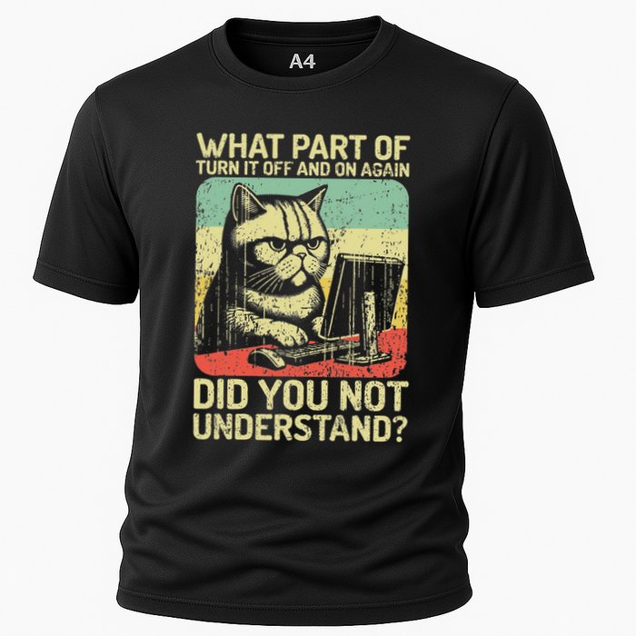 Tech Engineer I Turn Off And On Again I Computer It Guy Cooling Performance Crew T-Shirt