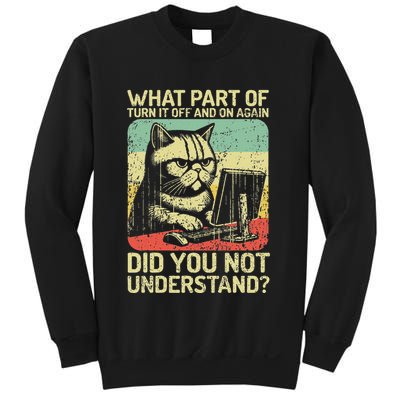 Tech Engineer I Turn Off And On Again I Computer It Guy Sweatshirt