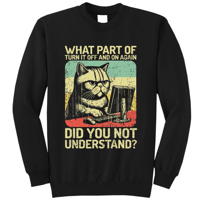 Tech Engineer I Turn Off And On Again I Computer It Guy Sweatshirt