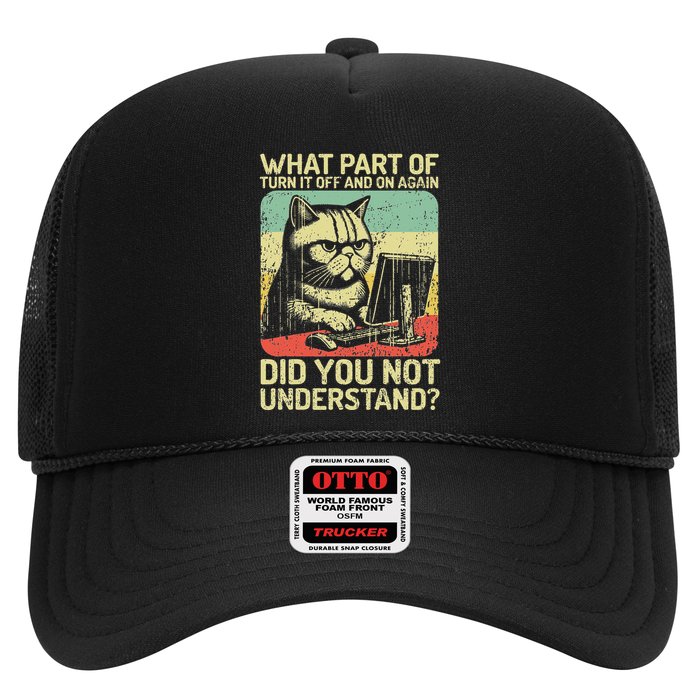 Tech Engineer I Turn Off And On Again I Computer It Guy Trucker Hat
