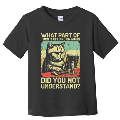 Tech Engineer I Turn Off And On Again I Computer It Guy Toddler T-Shirt