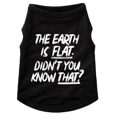 The Earth Is Flat DidnT You Know That Yoongi Flat Earth Doggie Tank