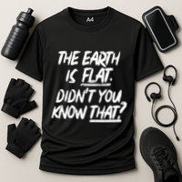 The Earth Is Flat DidnT You Know That Yoongi Flat Earth Performance Shirt