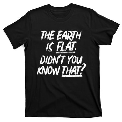 The Earth Is Flat DidnT You Know That Yoongi Flat Earth T-Shirt