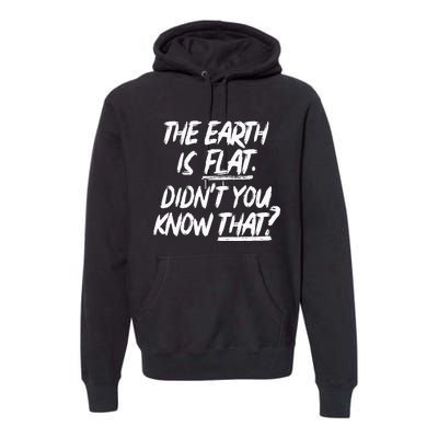 The Earth Is Flat DidnT You Know That Yoongi Flat Earth Premium Hoodie