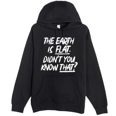 The Earth Is Flat DidnT You Know That Yoongi Flat Earth Premium Pullover Hoodie