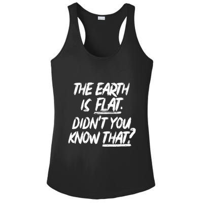 The Earth Is Flat DidnT You Know That Yoongi Flat Earth Ladies PosiCharge Competitor Racerback Tank