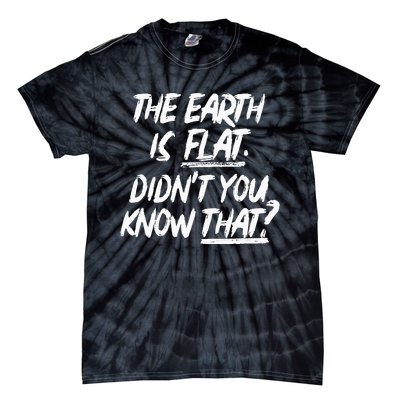 The Earth Is Flat DidnT You Know That Yoongi Flat Earth Tie-Dye T-Shirt