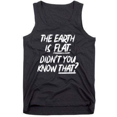 The Earth Is Flat DidnT You Know That Yoongi Flat Earth Tank Top