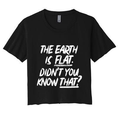 The Earth Is Flat DidnT You Know That Yoongi Flat Earth Crop Top