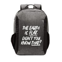 The Earth Is Flat DidnT You Know That Yoongi Flat Earth Vector Backpack