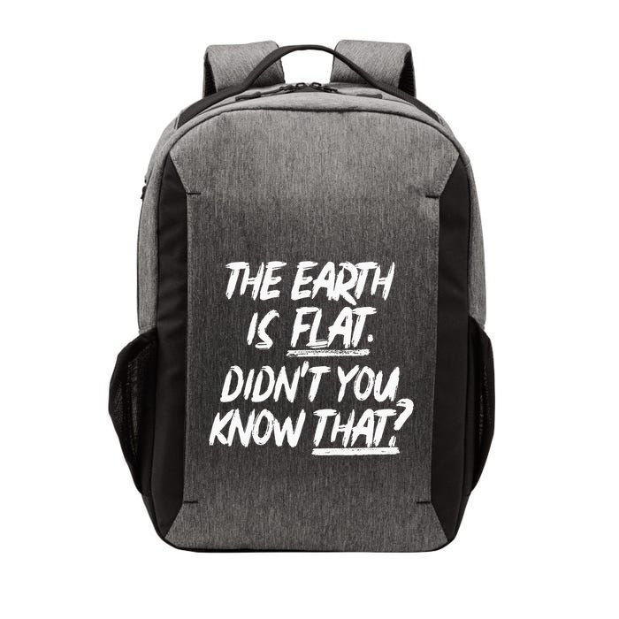 The Earth Is Flat DidnT You Know That Yoongi Flat Earth Vector Backpack