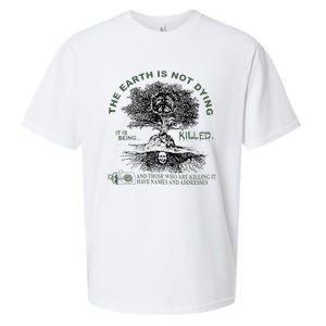 The Earth Is Not Dying It Is Being Killed Sueded Cloud Jersey T-Shirt