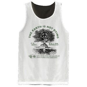 The Earth Is Not Dying It Is Being Killed Mesh Reversible Basketball Jersey Tank