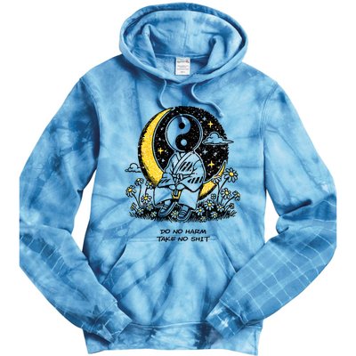 Third Eye Kingdom Do No Harm Take No Shit Tie Dye Hoodie