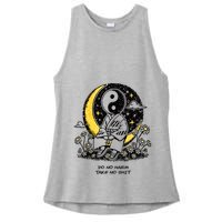 Third Eye Kingdom Do No Harm Take No Shit Ladies PosiCharge Tri-Blend Wicking Tank